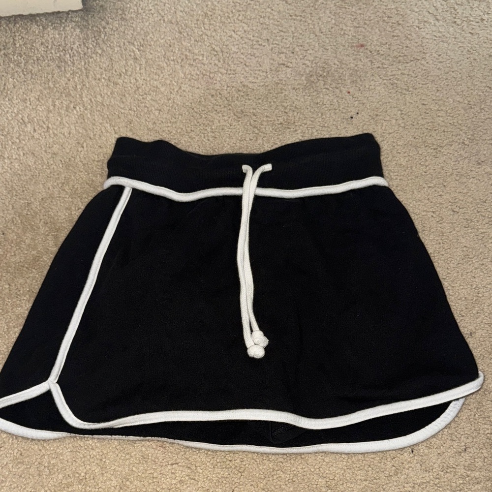 ASOS Black Skirt with White Trim